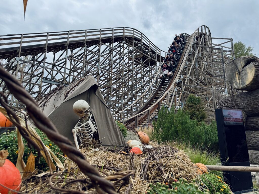 Walibi Rhone Alpes attraction Timber Halloween